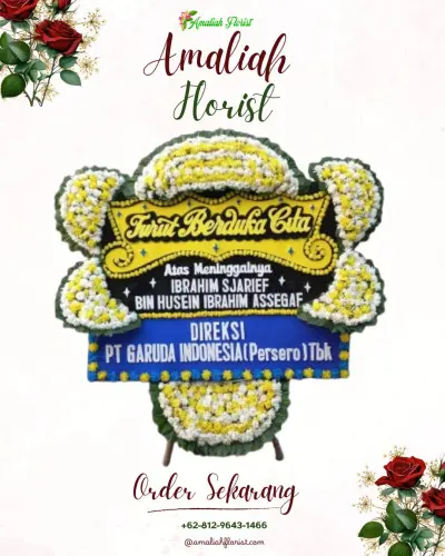 Papan Bunga Duka di Pematang Gubernur